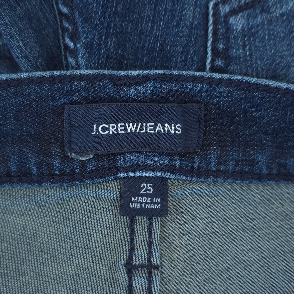J Crew Straight Leg Mid Rise Jeans Womens 25 - Picture 8 of 9